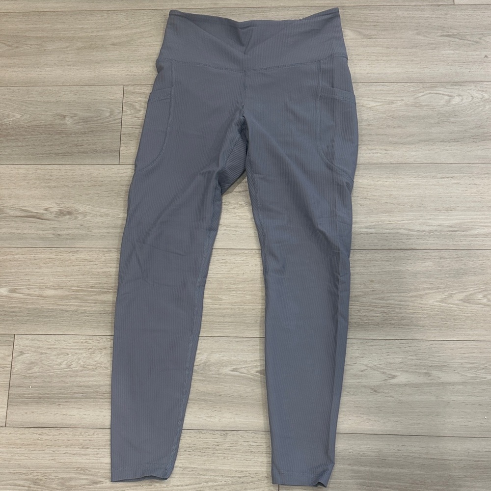 Old Navy Gray Ribbed Leggings